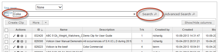 Figure: Simple Search